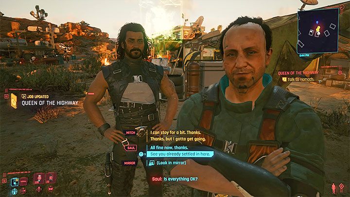 V wkrótce straci przytomność w wyniku niestabilnego działania Reliktu - Cyberpunk 2077: Właściwy moment (Panam) - solucja, opis przejścia - Cyberpunk 2077 - poradnik do gry