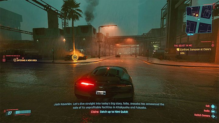 Jeśli wybrałeś wariant 2, to ścigaj Sampsona - Cyberpunk 2077: Szybka i wściekła/The Beast In Me - solucja, opis przejścia - Cyberpunk 2077 - poradnik do gry