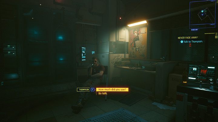 Johny obudzi się w klinice Milta Naumana - Cyberpunk 2077: Czynnik ludzki/Transmission - solucja, opis przejścia - Cyberpunk 2077 - poradnik do gry