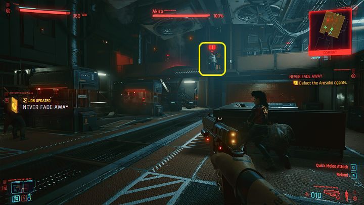 W pomieszczeniu z centralnym komputerem będziesz musiał wyeliminować kilku agentów - Cyberpunk 2077: Czynnik ludzki/Transmission - solucja, opis przejścia - Cyberpunk 2077 - poradnik do gry