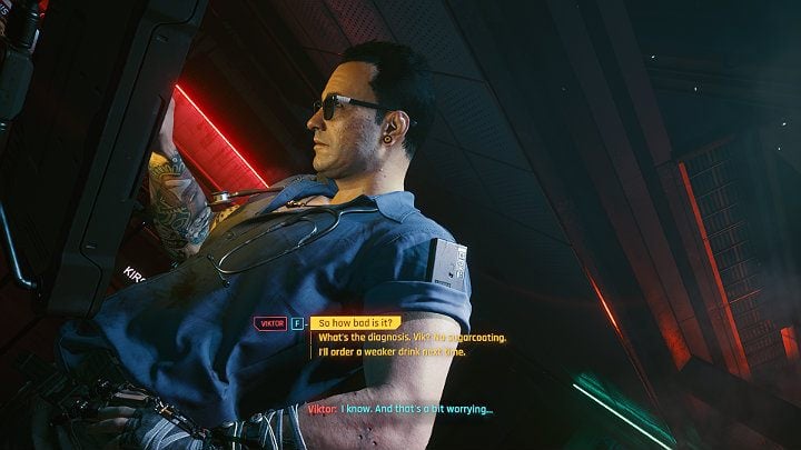 V ponownie straci przytomność i obudzi się w klinice Viktora - Cyberpunk 2077: Komu bije dzwon/Nocturne OP55N1 - solucja, opis przejścia - Cyberpunk 2077 - poradnik do gry