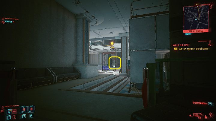 Agent wykryje Twoją obecność i odetnie niektóre wejścia w centrum handlowym, a dookoła zaroi się od Animalsów - Cyberpunk 2077: Rozpoznanie wzorca/I Walk the Line - solucja, opis przejścia - Cyberpunk 2077 - poradnik do gry
