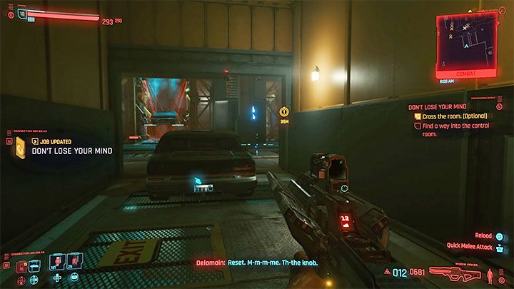 W miejscu z obrazka możesz zachować się na dwa główne sposoby - Cyberpunk 2077: Delamain: Reanimacja/Dont Lose Your Mind - solucja - Cyberpunk 2077 - poradnik do gry