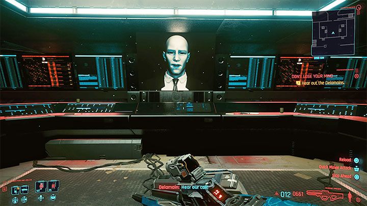 Niezależnie od wybranej ścieżki znajdziesz się w pomieszczeniu kontrolnym - Cyberpunk 2077: Delamain: Reanimacja/Dont Lose Your Mind - solucja - Cyberpunk 2077 - poradnik do gry