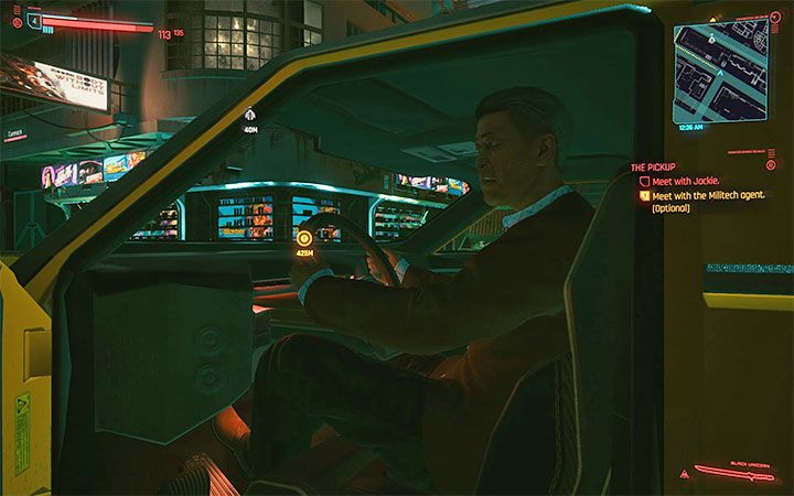 Wymóg rozwiniętej Budowy ciała wynika z tego, że V musi mieć dostatecznie dużo siły żeby wyrzucić kierowcę z kabiny i zająć jego miejsce - Cyberpunk 2077: Jak kupić / ukraść samochód? - Cyberpunk 2077 - poradnik do gry