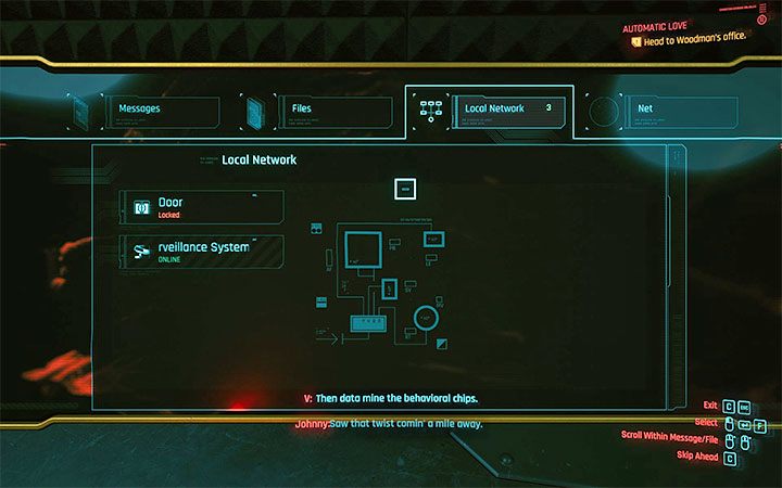Jeszcze inna technika to otwarcie drzwi z poziomu sieci lokalnej - Cyberpunk 2077: Jak otworzyć zamknięte drzwi? - Cyberpunk 2077 - poradnik do gry