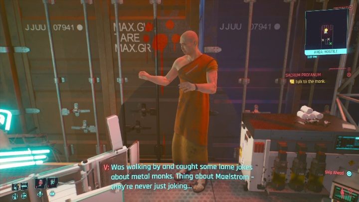 Sposób, w który wykonasz to zadanie jest opcjonalny - Cyberpunk 2077: Sacrum i profanum - solucja, opis przejścia - Cyberpunk 2077 - poradnik do gry