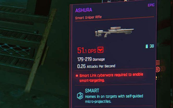 1 - Cyberpunk 2077: Jak używać broni typu Smart? - Cyberpunk 2077 - poradnik do gry