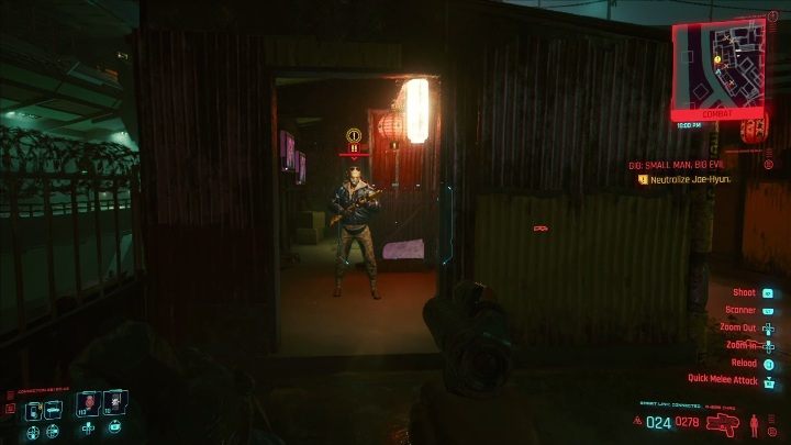 Solucja: twoim zadaniem jest dostanie się do budynku, w którym chowa się Jae-Hyun - Cyberpunk 2077: Neutralizacja, Watson - kontrakty, solucja, mapa - Cyberpunk 2077 - poradnik do gry