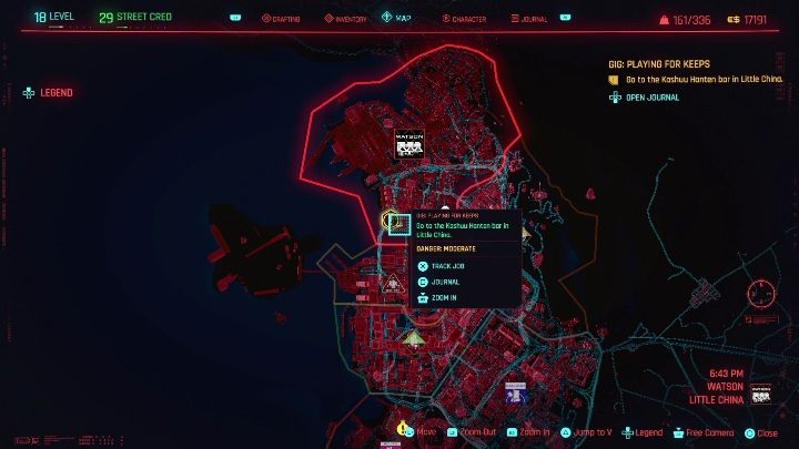 5 - Cyberpunk 2077: Odzyskanie własności, Watson - kontrakty, solucja, mapa - Cyberpunk 2077 - poradnik do gry