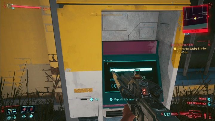 Solucja: twoim zadaniem jest dostanie się do budynku, a następnie do drzazgi leżącej koło furgonetki - Cyberpunk 2077: Kradzież, Watson - kontrakty, solucja, mapa - Cyberpunk 2077 - poradnik do gry