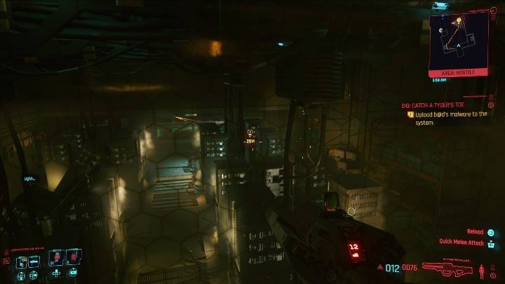 Cel: wgraj wirusa od B@da - Cyberpunk 2077: Sabotaż, Watson - kontrakty, solucja, mapa - Cyberpunk 2077 - poradnik do gry