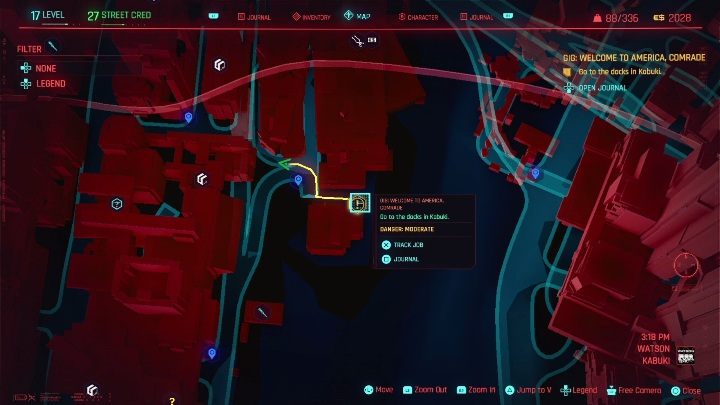 Lokalizacja: środkowa część Watson, Northside - Cyberpunk 2077: Sabotaż, Watson - kontrakty, solucja, mapa - Cyberpunk 2077 - poradnik do gry