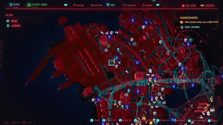 Lokalizacja: środkowa część Watson, Northside - Cyberpunk 2077: Ratunek, Watson - kontrakty, solucja, mapa - Cyberpunk 2077 - poradnik do gry