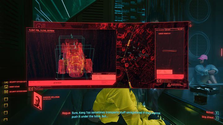 Wróć do Rogue i odbierz od niej drzazgę z informacjami - Cyberpunk 2077: Na rozdrożach/Ghost Town - solucja, opis przejścia - Cyberpunk 2077 - poradnik do gry