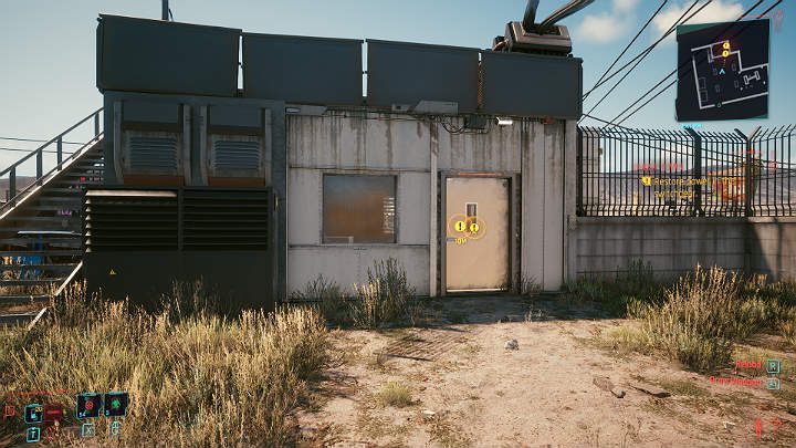 Teraz musisz dostać się do pobliskiego budynku, by przywrócić zasilanie - Cyberpunk 2077: Na rozdrożach/Ghost Town - solucja, opis przejścia - Cyberpunk 2077 - poradnik do gry