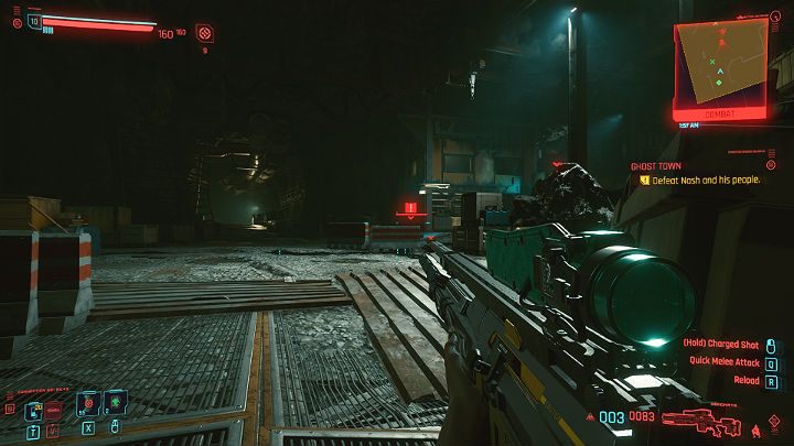 Panam nie będzie się patyczkować i po prostu wjedzie do nory Raffenów, a walka od razu się rozpocznie - Cyberpunk 2077: Na rozdrożach/Ghost Town - solucja, opis przejścia - Cyberpunk 2077 - poradnik do gry