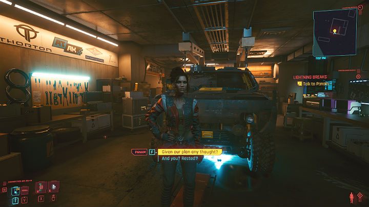 Idź na pobliską stację paliw - Cyberpunk 2077: Ostatni gasi światło/Lightning Breaks - solucja, opis przejścia - Cyberpunk 2077 - poradnik do gry