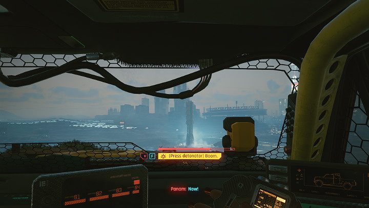 Panam zawiezie was na dogodny punkt obserwacyjny skąd będziecie mieć świetny widok na zbliżający się konwój - Cyberpunk 2077: Ostatni gasi światło/Lightning Breaks - solucja, opis przejścia - Cyberpunk 2077 - poradnik do gry