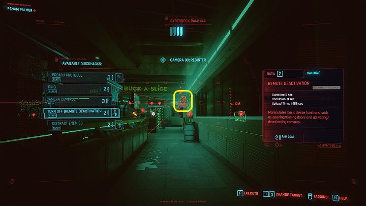 Przejdź przez drzwi po prawej stronie, a następnie skręć do pomieszczenia po lewej stronie - Cyberpunk 2077: Pasażer/Life During Wartime - solucja, opis przejścia - Cyberpunk 2077 - poradnik do gry