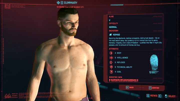 Jeśli wybraliście wariant Zacznij od Widma Wolności, to rozpoczniecie grę postacią specjalnie przygotowaną dla dodatku Phantom Liberty - Cyberpunk Phantom Liberty: Jak rozpocząć fabułę dodatku? - Cyberpunk 2077 - poradnik do gry