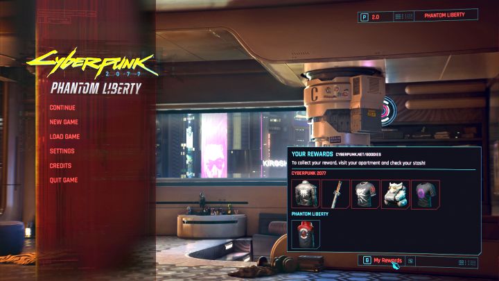 1 - Cyberpunk Phantom Liberty: Jak odebrać darmowe przedmioty z dodatku? - Cyberpunk 2077 - poradnik do gry