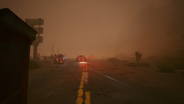 W misjach fabularnych często będziesz miał okazję wziąć udział w pościgach i strzelaninach odbywających się bezpośrednio w trakcie jazdy - Cyberpunk 2077: Pojazdy i garaż - Cyberpunk 2077 - poradnik do gry