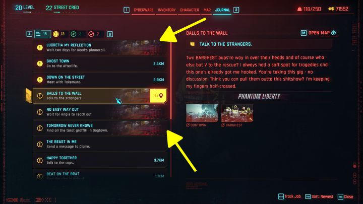7 - Cyberpunk Phantom Liberty: Mapa dzielnicy Dogtown - Cyberpunk 2077 - poradnik do gry