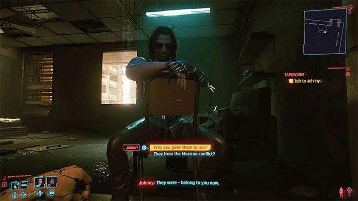 Jak zacząć quest: Zadanie to automatycznie zostanie dodane do twojego dziennika po tym jak ukończysz dwa questy poprzedzające finał kampanii, czyli tzw - Cyberpunk 2077: Gdzie jest Johnny? (Rogue i Johnny)/Chippin In - solucja - Cyberpunk 2077 - poradnik do gry