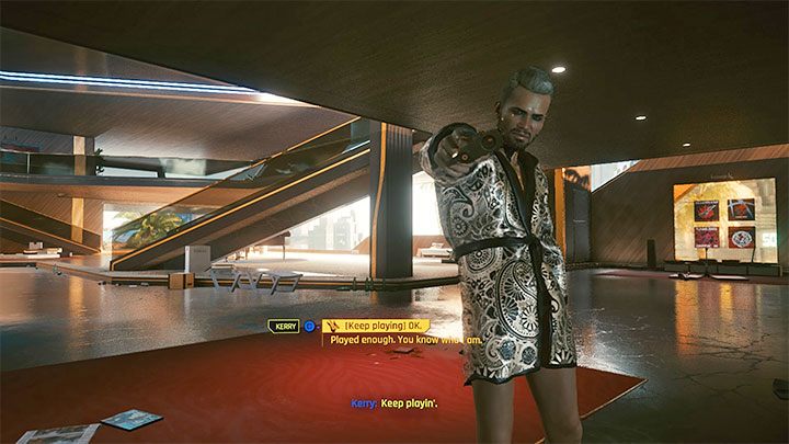 Możesz wybrać dowolny utwór - Cyberpunk 2077: Niespodzianka! (Kerry)/Holdin On - solucja, opis przejścia - Cyberpunk 2077 - poradnik do gry