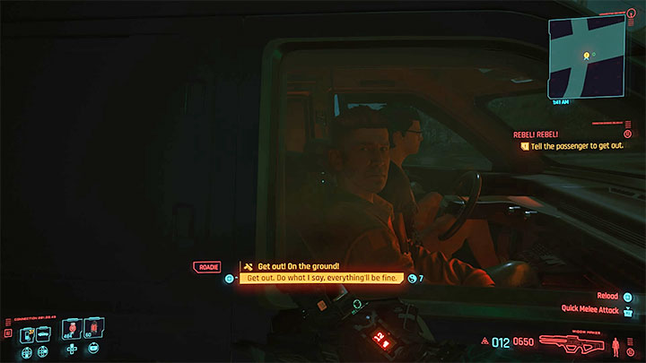 Po dotarciu do planowanego miejsca ataku wyjmij z bagażnika kolczatkę i granaty - Cyberpunk 2077: Sturm Und Drang (Kerry) - solucja, opis przejścia - Cyberpunk 2077 - poradnik do gry