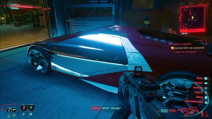 Solucja: Twoim zadaniem dostanie się do garażu i opróżnienie szafki, w której znajduje się nagranie - Cyberpunk 2077: Odzyskanie własności, Westbrook - kontrakty, solucja, mapa - Cyberpunk 2077 - poradnik do gry