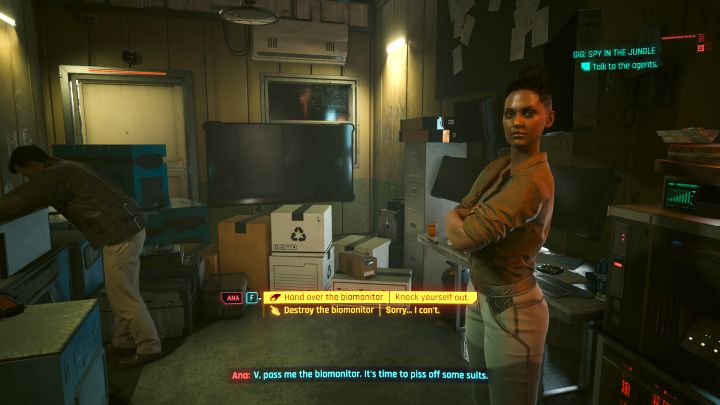 W obu przypadkach zadzwoni Mr - Cyberpunk Phantom Liberty: Kontrakt: Ranny lis w miejskiej dżungli - solucja, opis przejścia - Cyberpunk 2077 - poradnik do gry