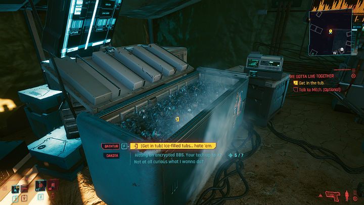 Udaj się do namiotu Dakoty, tamtejszej netrunnerki - Cyberpunk 2077: Przed burzą/We Gotta Live Together - solucja, opis przejścia - Cyberpunk 2077 - poradnik do gry