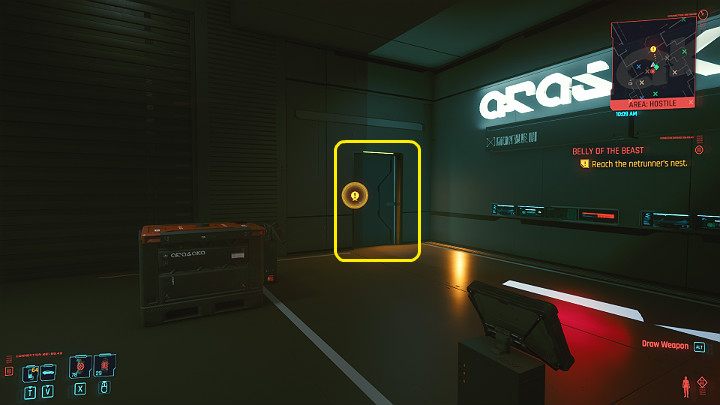 Gdy tylko Alt otrzyma sygnał z drzazgi, natychmiast wykończy wszystkich pozostałych przy życiu agentów Arasaki na tym poziomie, a tym samym otworzy wam drogę do Mikoshi - Cyberpunk 2077: Kwarantanna/Belly of the Beast - solucja, opis przejścia - Cyberpunk 2077 - poradnik do gry