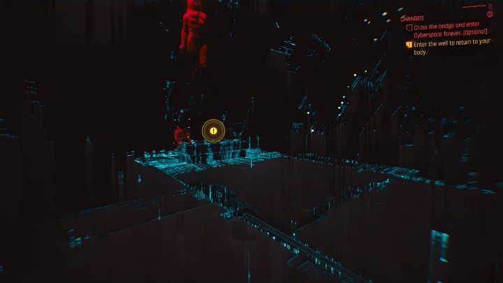 Wracasz do ciała, by przeżyć ostatnie miesiące życia, a tym samym odsyłasz Johnnyego w głąb Cyberprzestrzeni, za Blackwalla, by stał się częścią kodu Alt Cunningham - Cyberpunk 2077: Zakończenie nomadzkie - współpraca z Panam i Aldecaldos - Cyberpunk 2077 - poradnik do gry