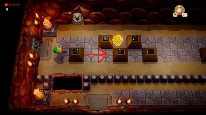 Wróć na dół i idź w lewo - Tail Cave | Solucja The Legend of Zelda Links Awakening - The Legend of Zelda Links Awakening - poradnik do gry