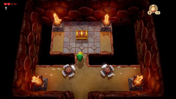 Zabij wszystkie potwory, aby odblokować schody prowadzące na niższy poziom jaskini - Tail Cave | Solucja The Legend of Zelda Links Awakening - The Legend of Zelda Links Awakening - poradnik do gry