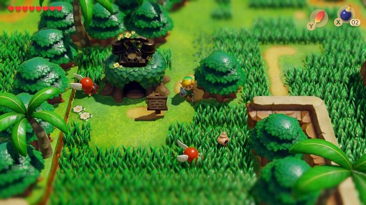 Idź w lewo i przejdź przez portal - Anglers Tunnel | Solucja The Legend of Zelda Links Awakening - The Legend of Zelda Links Awakening - poradnik do gry