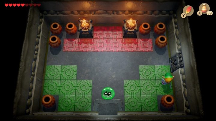 Zejdź na dół i porozmawiaj ze szkieletami - Anglers Tunnel | Solucja The Legend of Zelda Links Awakening - The Legend of Zelda Links Awakening - poradnik do gry