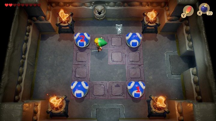 Przenieś się dwa pokoje wyżej - Anglers Tunnel | Solucja The Legend of Zelda Links Awakening - The Legend of Zelda Links Awakening - poradnik do gry