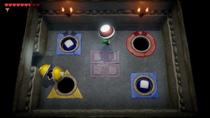 Tam zabij wszystkie potwory, a pojawi się skrzynia z Mapą - Anglers Tunnel | Solucja The Legend of Zelda Links Awakening - The Legend of Zelda Links Awakening - poradnik do gry