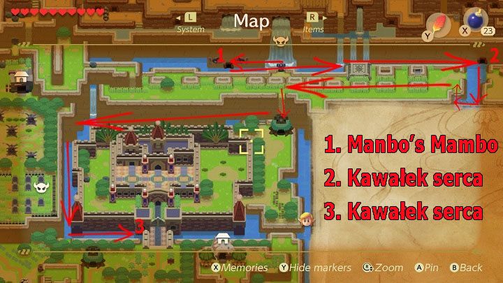 Po zbadaniu Anglers Tunnel otrzymasz wiadomość o podróży do zatoki - Catfishs Maw | Solucja The Legend of Zelda Links Awakening - The Legend of Zelda Links Awakening - poradnik do gry