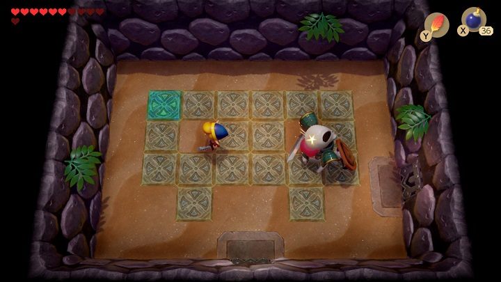 W tym pomieszczeniu będziesz musiał walczyć z Master Stalfos - Catfishs Maw | Solucja The Legend of Zelda Links Awakening - The Legend of Zelda Links Awakening - poradnik do gry