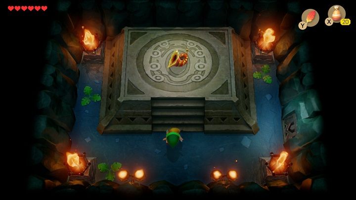 Przeskocz do drzwi i użyj Nightmares Key, aby je otworzyć - Bottle Grotto | Solucja The Legend of Zelda Links Awakening - The Legend of Zelda Links Awakening - poradnik do gry