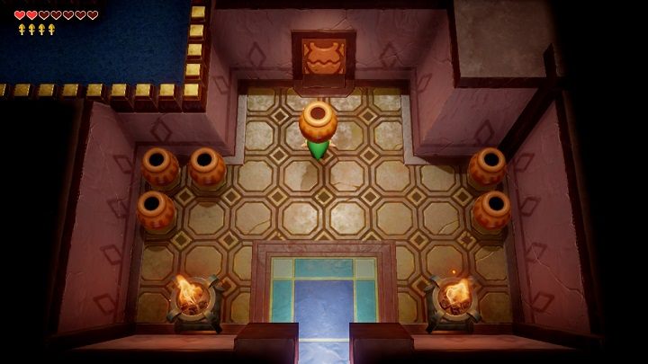 Wróć na granatowy dywan i idź w prawo - Key Cavern | Solucja The Legend of Zelda Links Awakening - The Legend of Zelda Links Awakening - poradnik do gry
