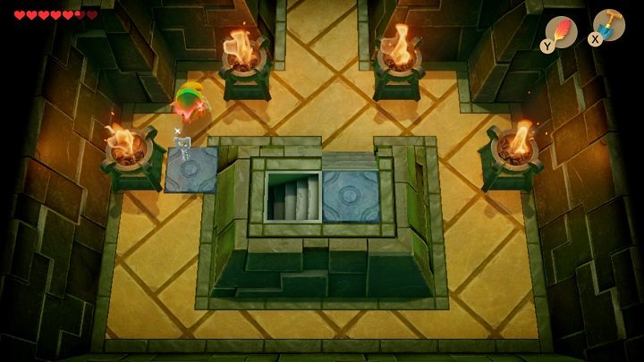 Wróć do górnego pokoju i otwórz drzwi znajdujące się po prawej stronie - Key Cavern | Solucja The Legend of Zelda Links Awakening - The Legend of Zelda Links Awakening - poradnik do gry