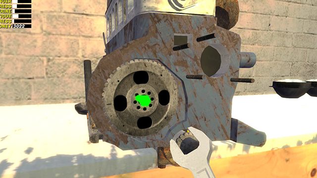 USTAWIANIE - na bloku silnika znajdziesz specjalne oznaczenie, grot pokazujący mniej więcej godzinę 10 - My Summer Car: Budowa silnika i skrzyni biegów dla samochodu Satsuma - My Summer Car - poradnik do gry