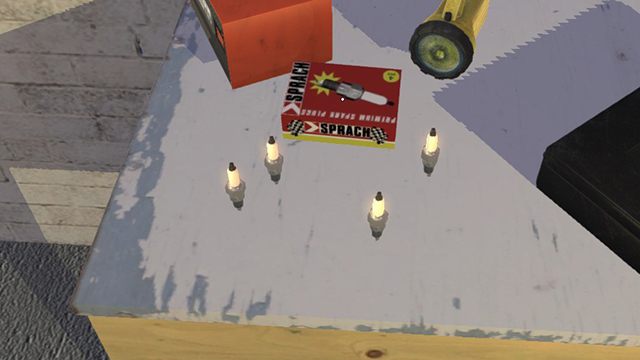 Wciskaj F, by wyjąć cztery świece. - My Summer Car: Budowa silnika i skrzyni biegów dla samochodu Satsuma - My Summer Car - poradnik do gry