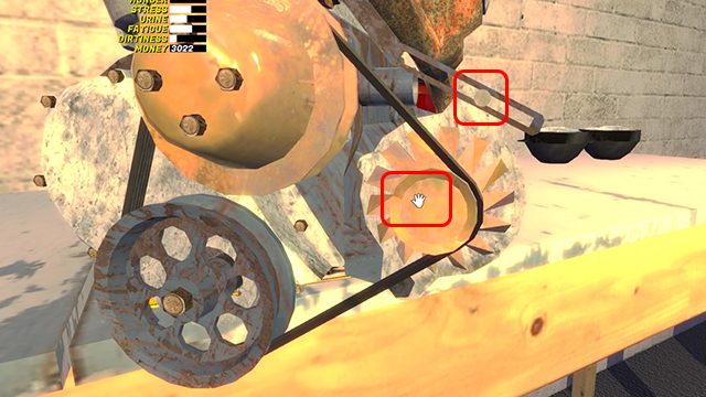 Przesuń rolkę maksymalnie w prawo, następnie cofnij o dwa kliki i dokręć śrubę na górze. - My Summer Car: Budowa silnika i skrzyni biegów dla samochodu Satsuma - My Summer Car - poradnik do gry